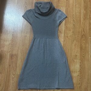 Calvin Klein Grey Cowlneck Sweater Dress